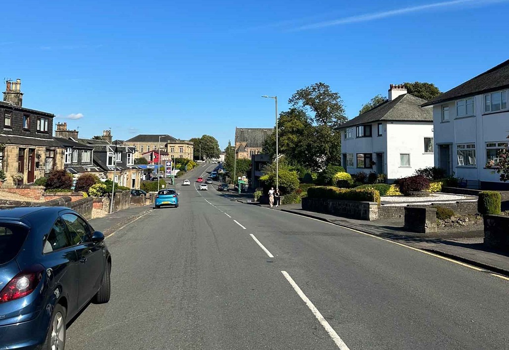 Larbert town centre and local area served by Larbert Joinery